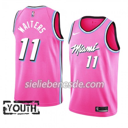 Kinder NBA Miami Heat Trikot Dion Waiters 11 2018-19 Nike Pink Swingman